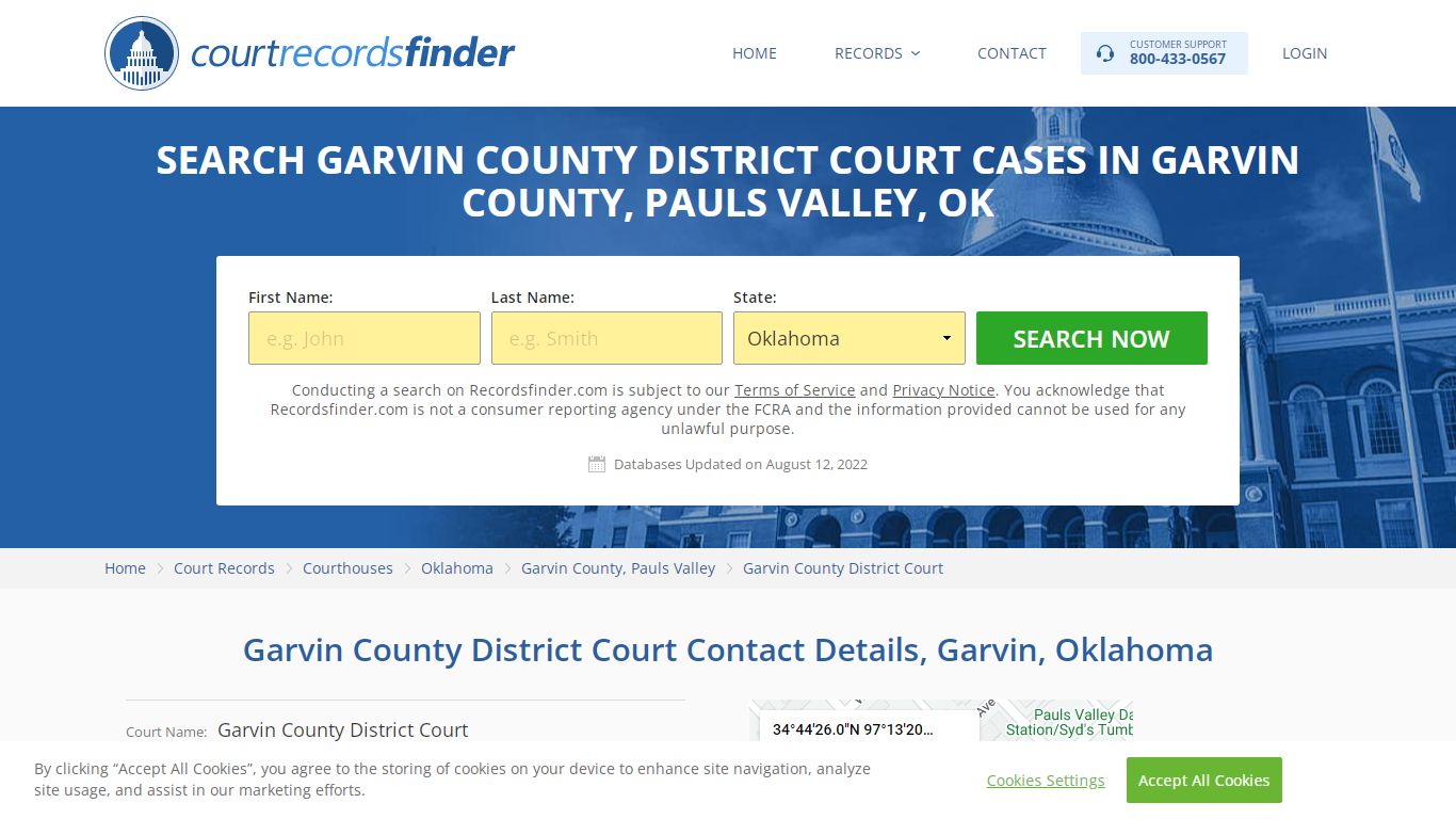 Garvin County District Court Case Search - Garvin County ...